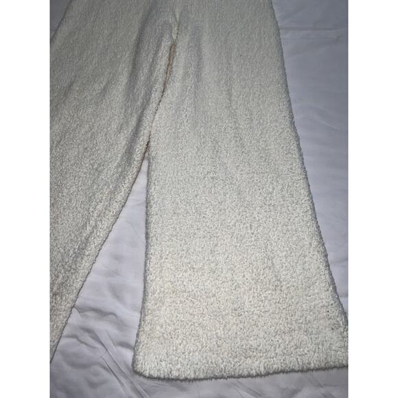 Skims Cozy Knit Boucle Pants Plus Size 4X/5X Bone High Rise Teddy Loungewear - Picture 4 of 16